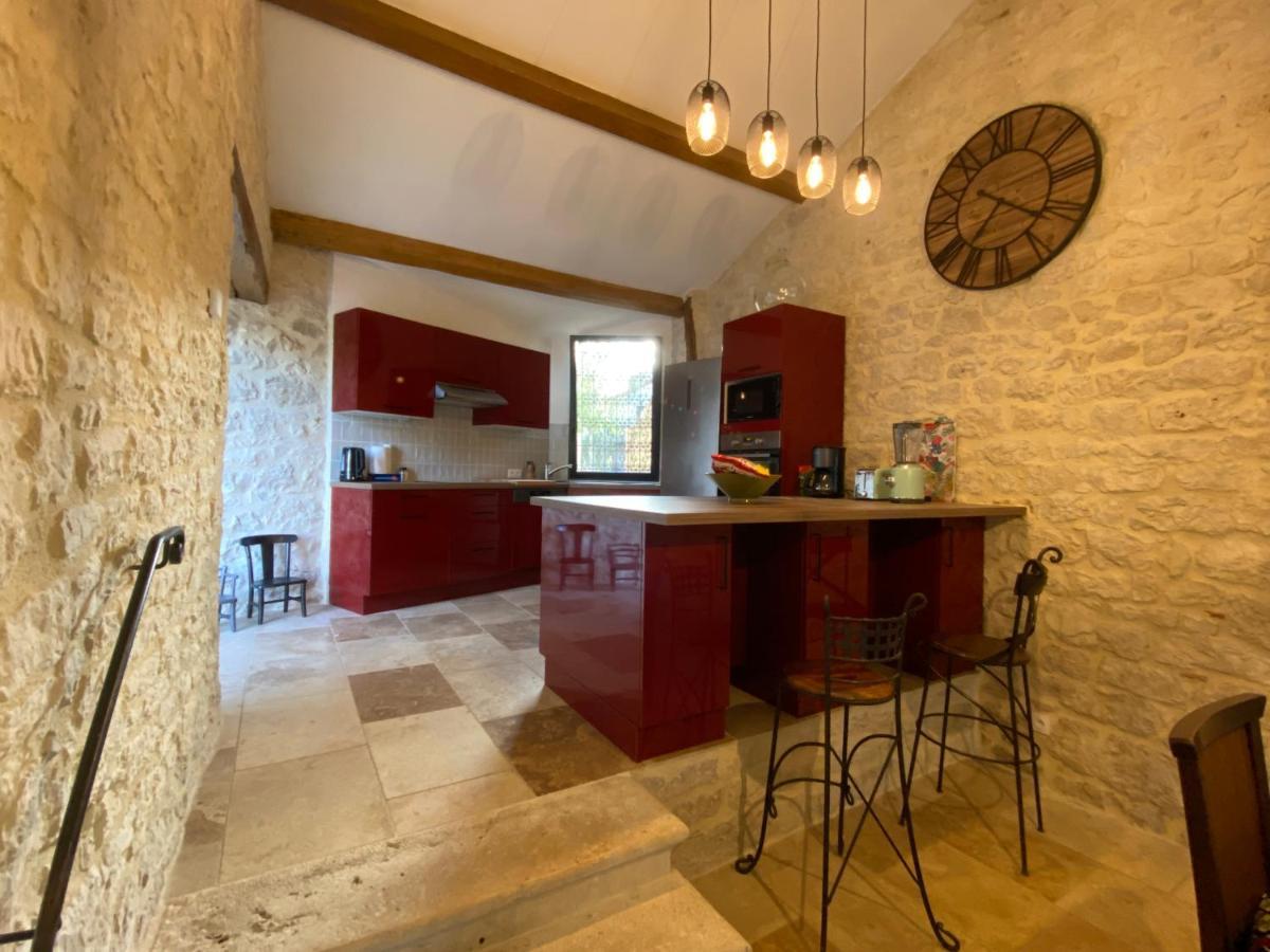 Maison De Village, Charme Et Confort Mauroux  Екстериор снимка