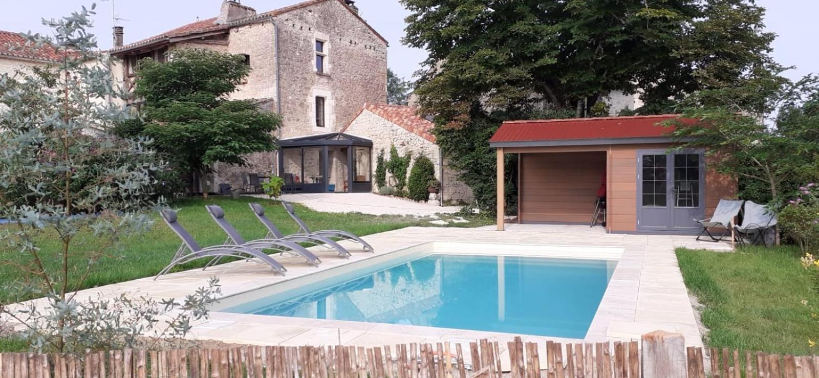 Maison De Village, Charme Et Confort Mauroux  Екстериор снимка